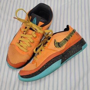 Nike Ja 1 GS Morant Orange and Blue Sneakers